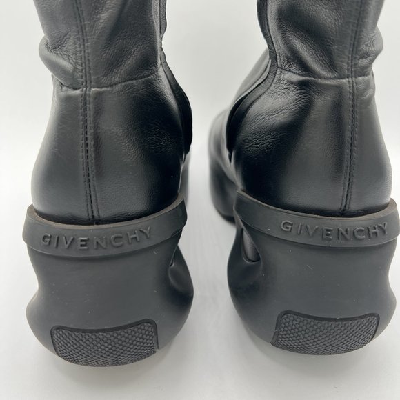 Givenchy G Clog Black Leather Ankle Boots - Size 36, Retail $1,295 - Picture 11 of 16